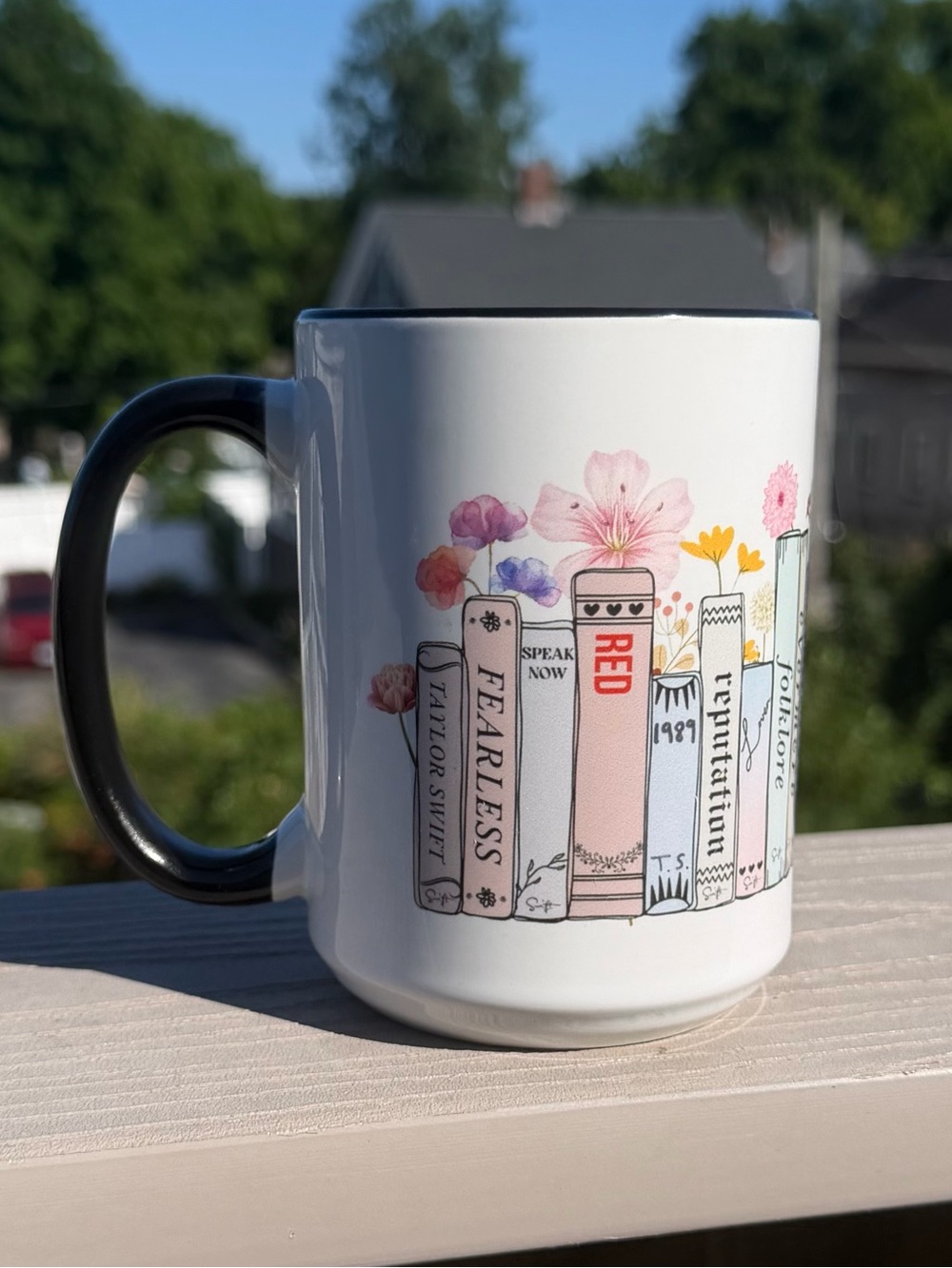 NWT Taylor Swift Album Bookshelf Mug